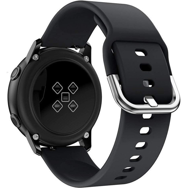 ACM Watch Strap Hook Belt for Fastrack Reflex Curv Smartwatch Black Smart Watch Strap (Black)