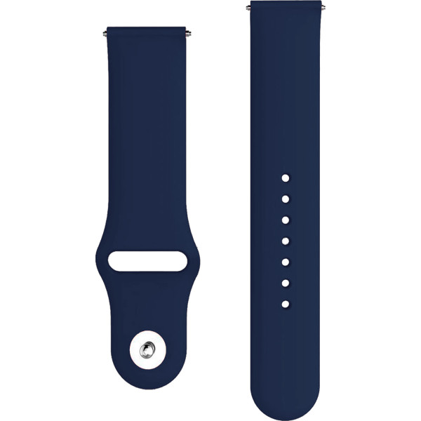 ACM Watch Strap Silicone Belt 22mm for Fire Boltt Ninja Call 2 (Band Dark Blue) Smart Watch Strap (Blue)