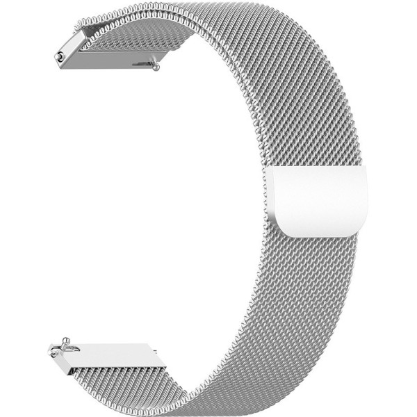 AOnes Magnetic Loop Watch Strap for Fastrack Reflex Curv Smart Watch Strap (Silver)