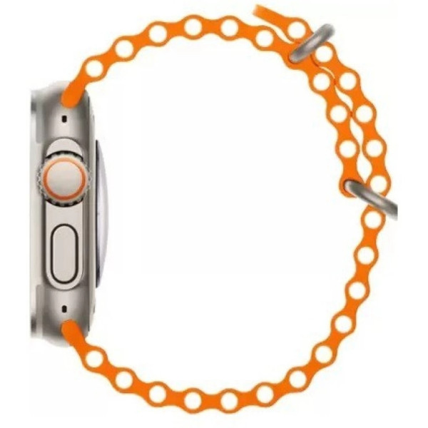 ASAAN TRADERS T800 ULTRA SMART WATCH 8 SPORTS WATCH Smartwatch (Orange Strap, FREE SIZE)
