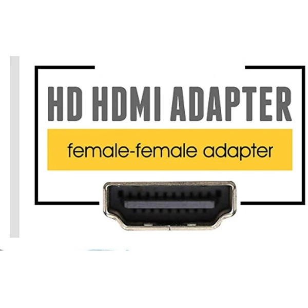 ASTOUND Hdmi Female to Female Connector Hdmi Female to Female Connector HDMI Connector (Black)