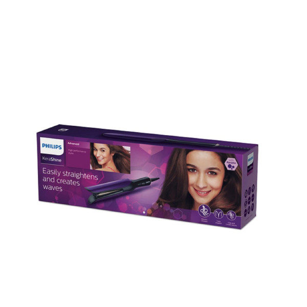 Philips Bhh777/20 Hair Straightener ( Purple )