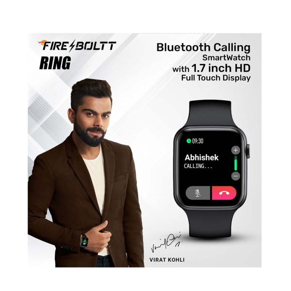 Fire-Boltt Ring Bluetooth Calling Smartwatch Black