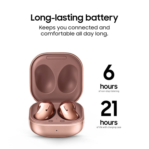 Samsung Galaxy Buds Live Bluetooth Truly Wireless in Ear Earbuds with Mic Upto 21 Hours Playtime