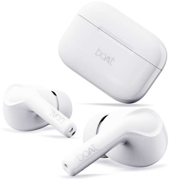 boAt Airdopes 161 with 40 Hours Playback Bluetooth Headset Pearl White