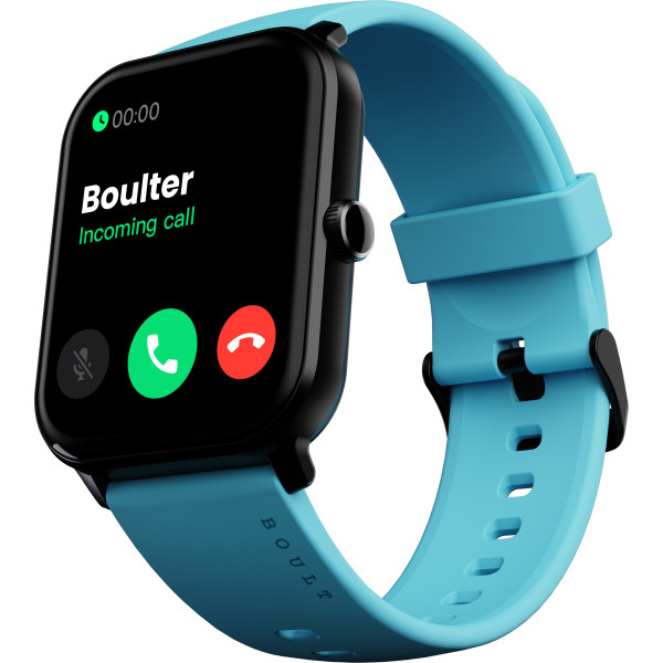 Boult Drift+ Bluetooth Calling, 1.85" HD, 500Nits Brightness, 150+ Watchfaces, SpO2 Smartwatch (Black Coffee Strap, Free Size)