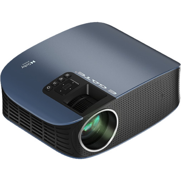 Egate O9 Android Full HD 1080P (6900 lm / 2 Speaker / Wireless / Remote Controller) Projector (Blue)