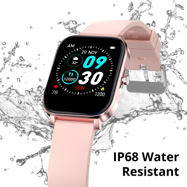 Fire-Boltt Epic Plus with1.83" 2.5D Curved Glass,SPO2, Heart Rate tracking, Touchscreen Smartwatch (Pink Strap, Free Size)