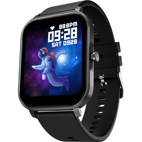 Fire-Boltt Epic with1.69" 2.5D Curved Glass,SPO2, Heart Rate tracking, Touchscreen Smartwatch (Grey Strap, Free Size)