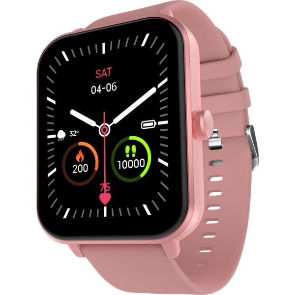 Fire-Boltt Ninja Calling Pro Plus 1.83 inch Display Smartwatch Bluetooth Calling, AI Voice Smartwatch (Pink Strap, Free Size)