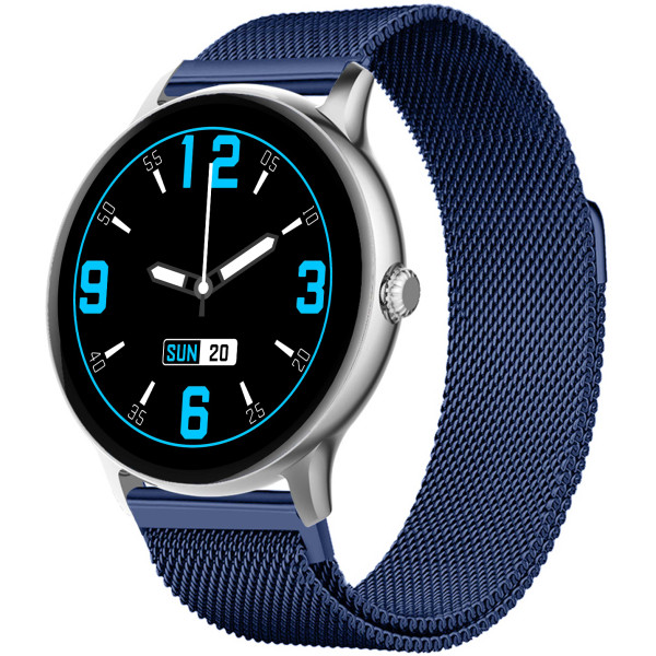 Fire-Boltt Ninja Talk 1.39'' Round Bluetooth Calling Smartwatch Metal Body,120 Sports Modes Smartwatch (Silver Strap, 1.39)