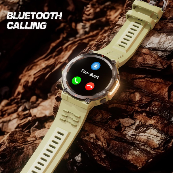 Fire-Boltt Artillery 1.5” HD Display Smart Watch Shockproof Design Rugged Looks Motion Sensor Gaming 320 mAh Battery Bluetooth Calling (Black)