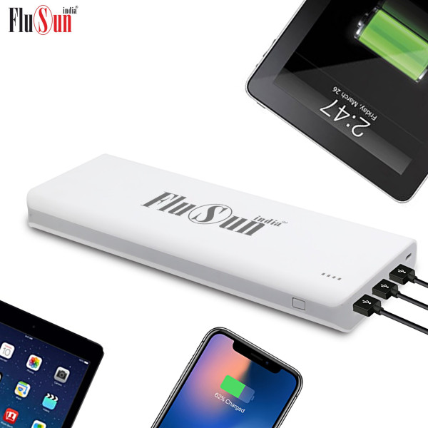 FluSun india 60000 mAh Power Bank (18 W, Quick Charge 3.0) (White, Lithium-ion)