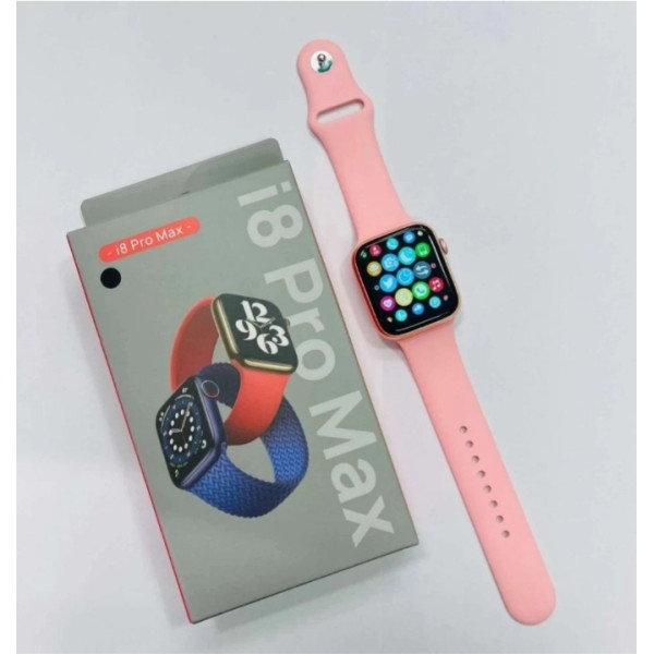 GENTLEMOB I8 promax Smartwatch pink 1.69mm HD with...