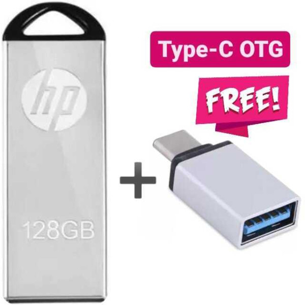 HP GNS v220w 128 GB Pen Drive (Silver)