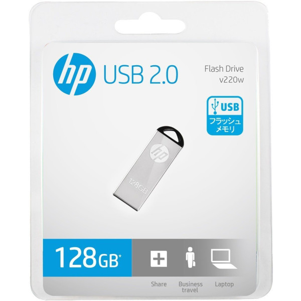 HP V220W 128 GB Pen Drive (Silver)