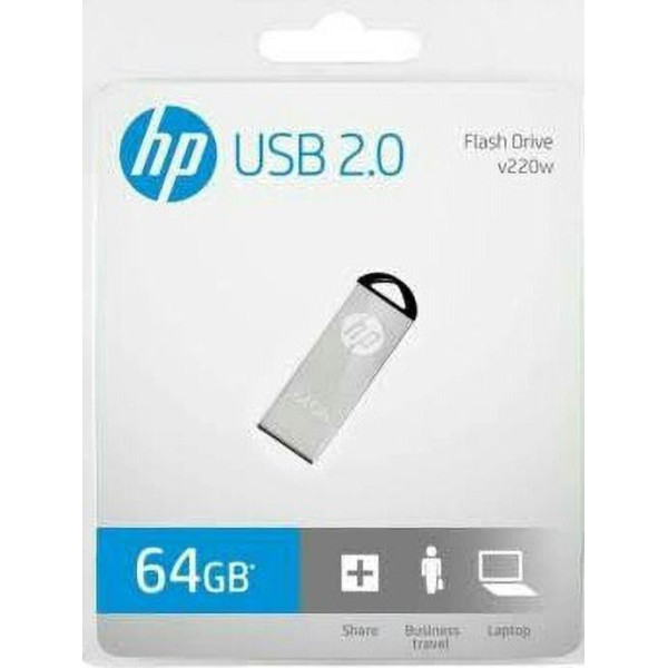 HP V220q 64 GB Pen Drive (Silver)