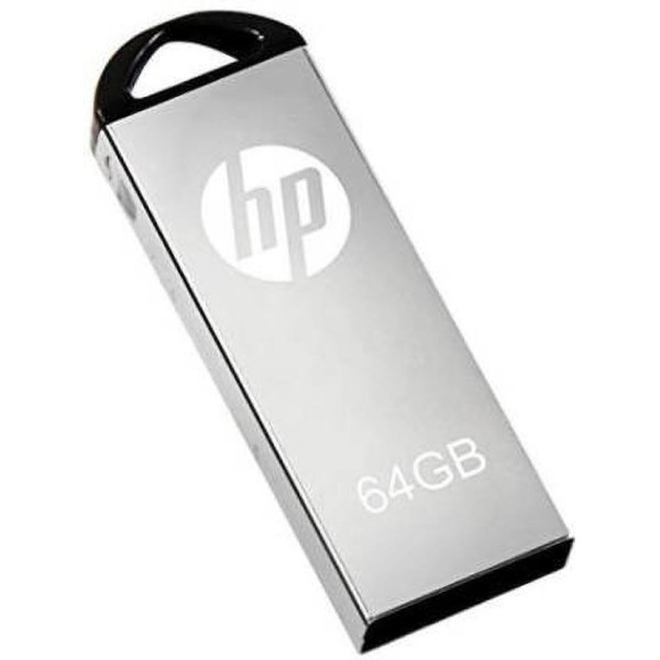 HP V22OW 64 GB Pen Drive 64 GB Pen Drive (Black, Silver)