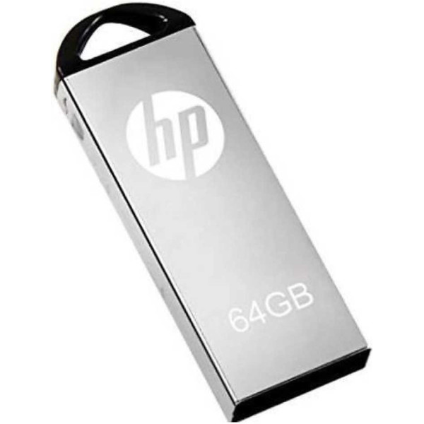HP V22OW 64 GB Pen Drive (Grey, Black)