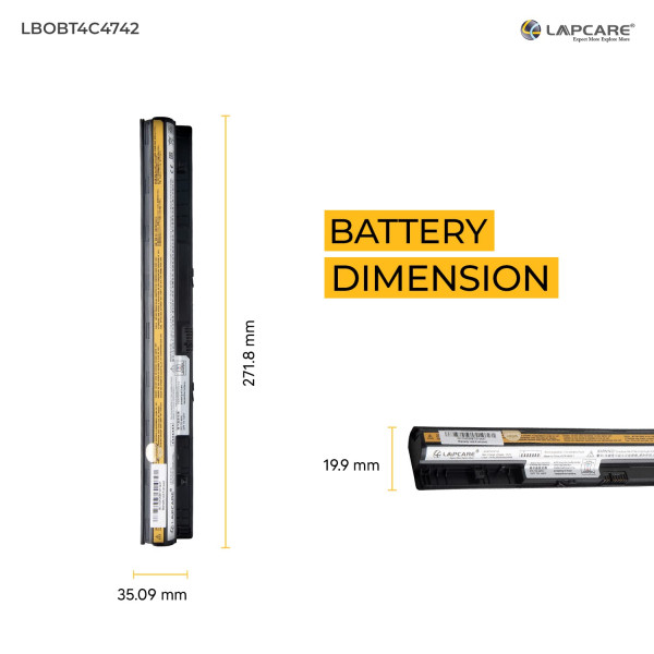 Lapcare Compatible Laptop Battery for Lenovo Ideapad G40-30 G40-45 G40-70 G40-70M G50 G50-30 G50-45 G50-70 G50-70M G500s, LVLEG400S
