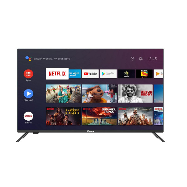 Candy 80 Cm (32 inches) HD Ready Android Smart LED TV C32KA66 Black