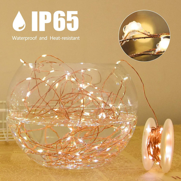 Gesto 35 Feet Long LED Power Pixel Serial String Light 360 Degree Light in Bulb