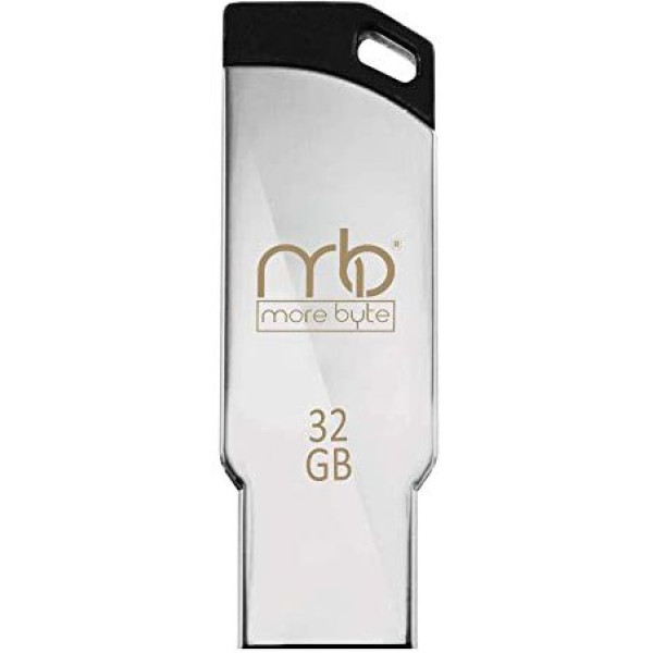 MOREBYTE 32GB USB 2.0 PENDRIVE mb-fb1022 32 GB Pen Drive (Silver)
