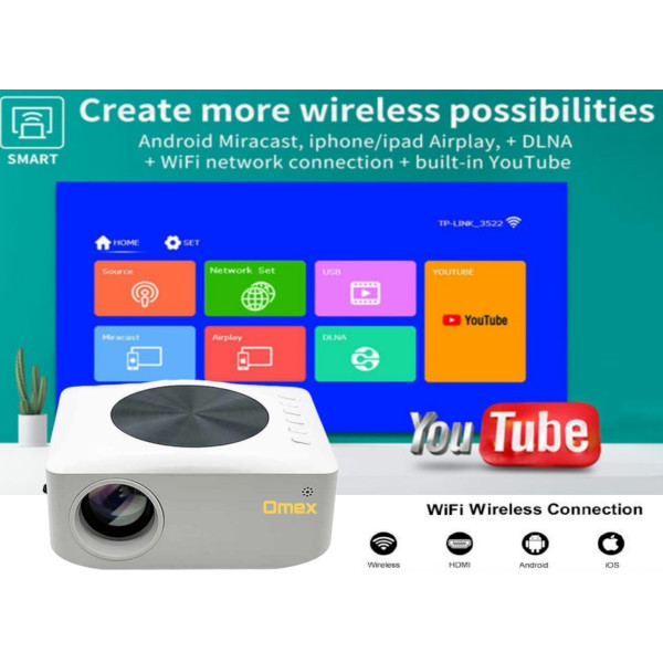 Omex Upgrade Advance YouTube DLNA TV Wifi Smart Ho...