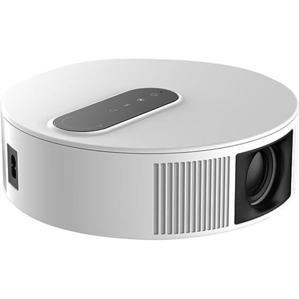 PLAY Full HD Electric Remote Focus Disc touch Projector with Android 9.0 (4000 lm / Wireless) Portable Projector (White)