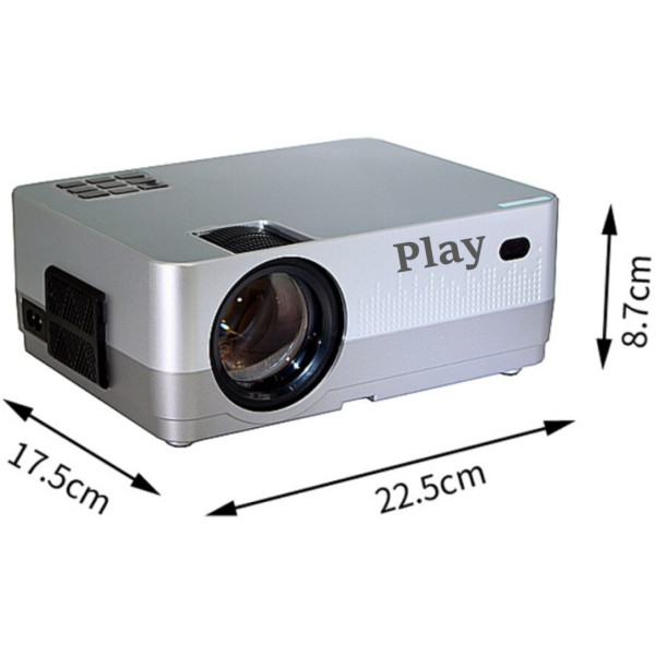 PLAY MP1-A Smart WIFI 3D 4k Full HD LED Recently Launched Android 8.0 Projector 300inch Display