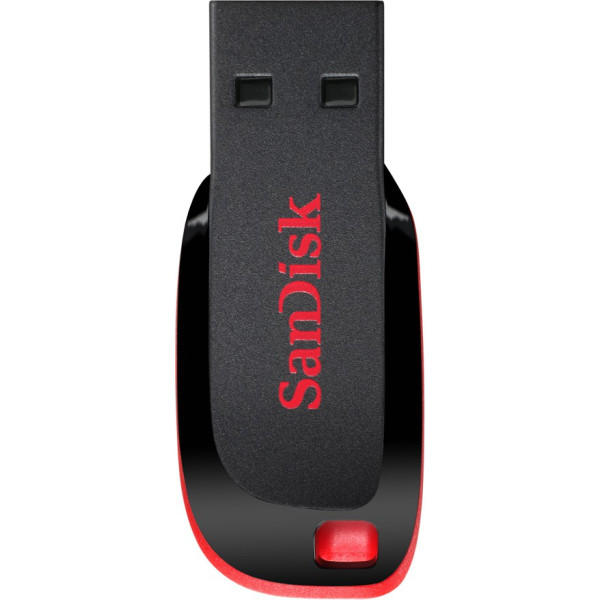 SanDisk Cruzer Blade USB 2.0 32 GB Flash Pen Drive (Red, Black)
