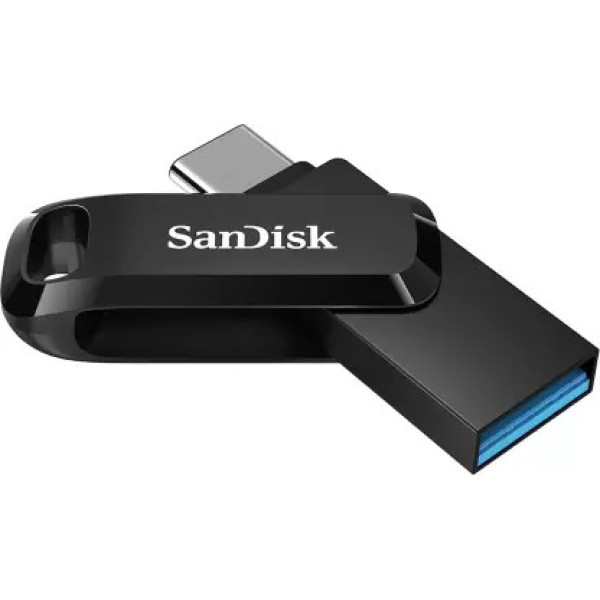 SanDisk Dual Drive Go 128 GB OTG Drive (Black, Typ...