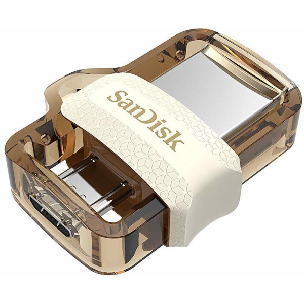 SanDisk SDDD3-064G-I35GW 64 GB OTG Drive (Gold, Type A to Micro USB)