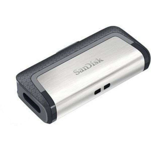 SanDisk SDDDC2-064G 64 OTG Drive (Black, Silver, Type A to Type C)