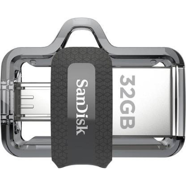 SanDisk dual 32 single 32 GB OTG Drive (Grey, Type...