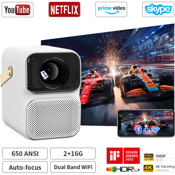 WANBO T6 Max Native1080P Full HD Android 9 4K Supp...