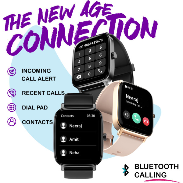 alt OG Max with 1.8InchHD Display, BT Calling and AI Voice assistant Smartwatch (Lunar Black Strap, Regular)