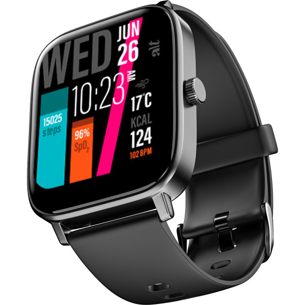 alt OG Max with 1.8InchHD Display, BT Calling and AI Voice assistant Smartwatch (Salmon Pink Strap, Regular)