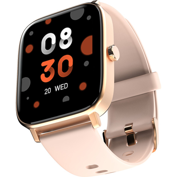alt OG Max with 1.8InchHD Display, BT Calling and AI Voice assistant Smartwatch (Salmon Pink Strap, Regular)