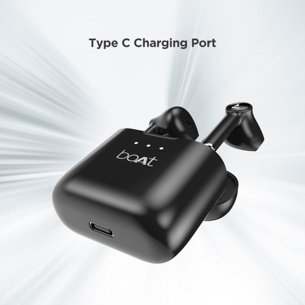 boAt Airdopes 131 with upto 60 Hours and ASAP Charge Bluetooth Headset (Active Black, True Wireless)
