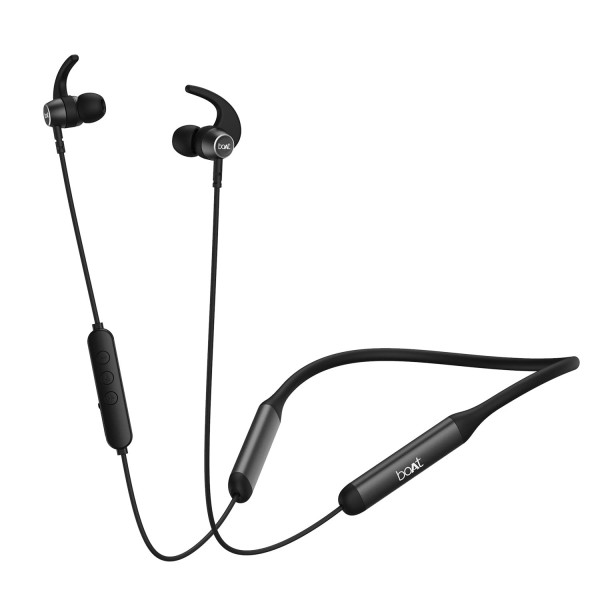 boAt Rockerz 330 Pro in-Ear Bluetooth Neckband with 60HRS Playtime ASAP Charge (Active Black)