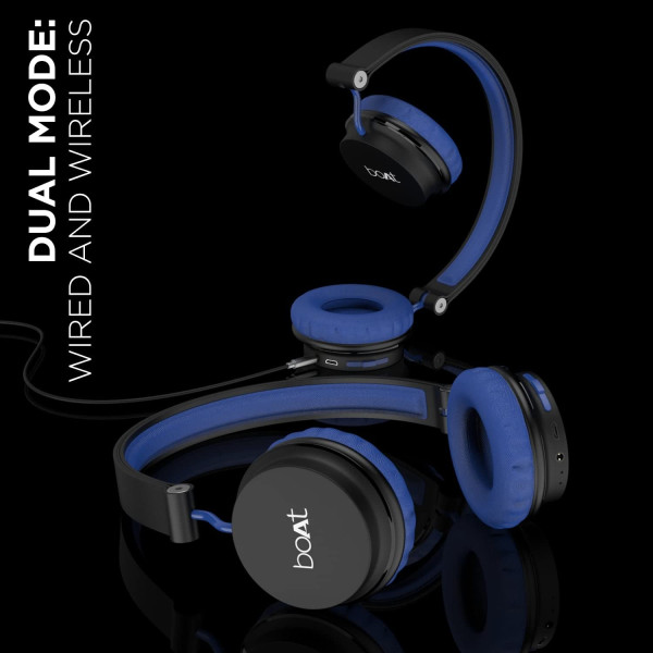 boAt Rockerz 400 Bluetooth On Ear Headphones With Mic With Upto 8 Hours Playback  Soft Padded Ear Cushions