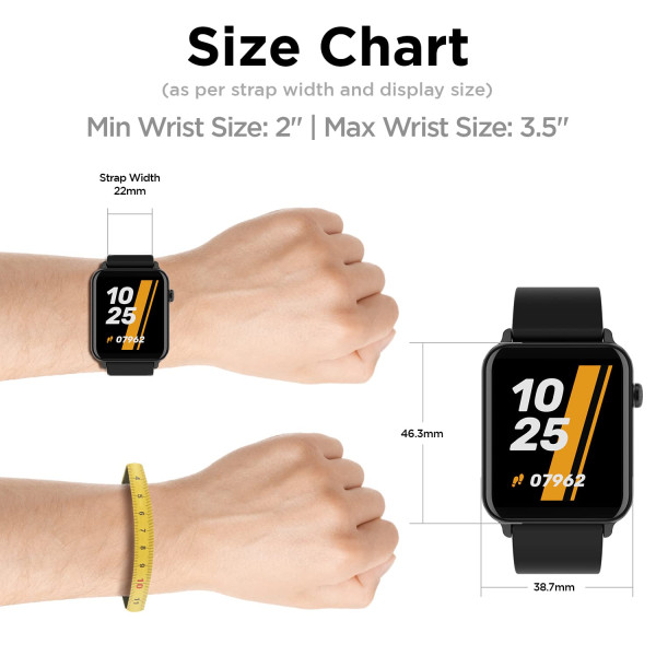 boAt Wave Lite Smart Watch with 1.69" HD Display