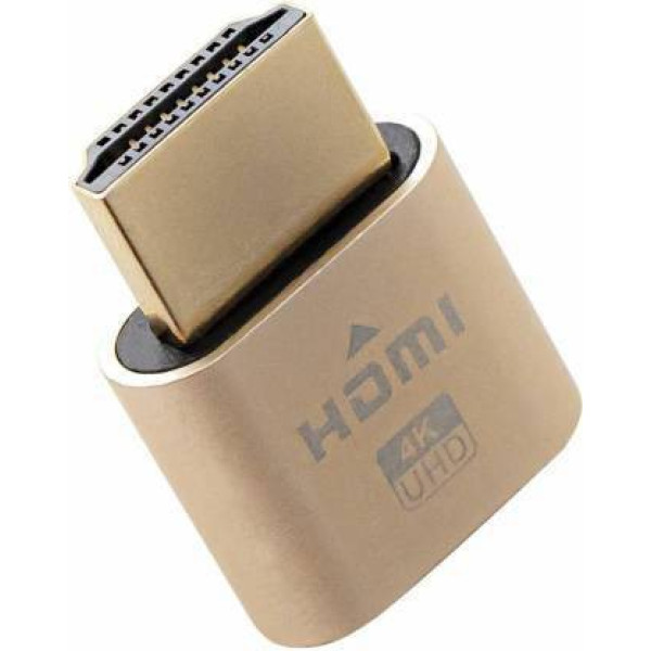 microware 4K HDMI Dummy Plug High Resolution Virtual Monitor Display