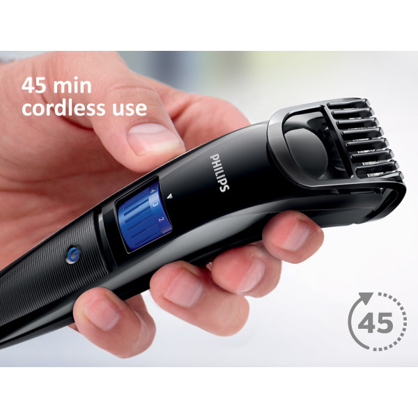PHILIPS QT4001/15 Trimmer 45 min  Runtime 10 Length Settings (Multicolor)