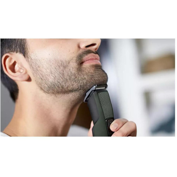 PHILIPS Durable Consistent Performance Beard Trimmer with Durapower Technology Trimmer 30 min  Runtime 3 Length Settings (Grey)