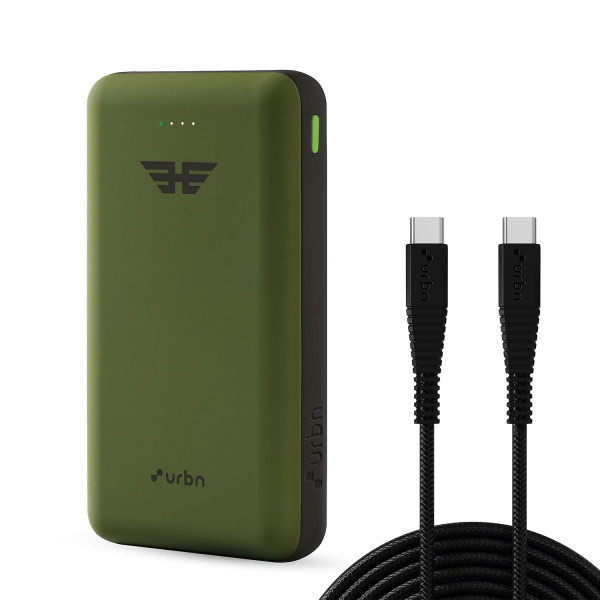 URBN 20000 mAh Lithium Polymer 22.5W Super Fast Charging Ultra Compact Power Bank with Quick Charge