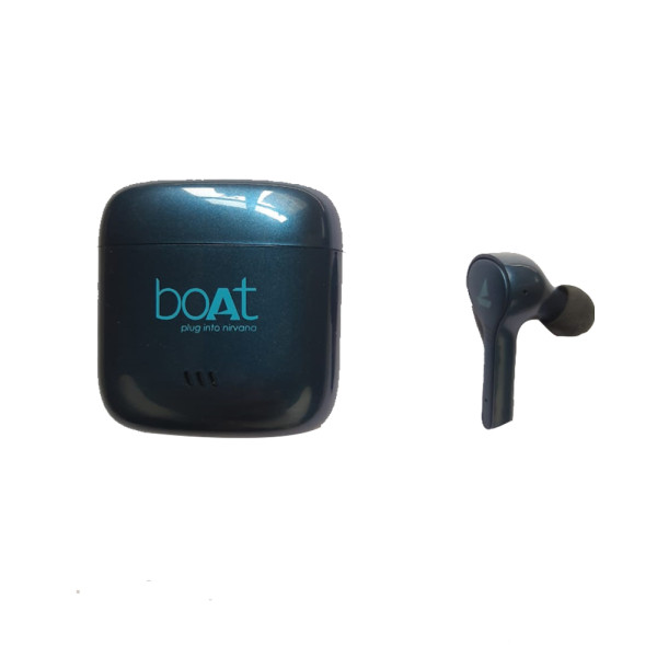BoAt Airdopes 433 Bluetooth Headset (Blue, True Wi...