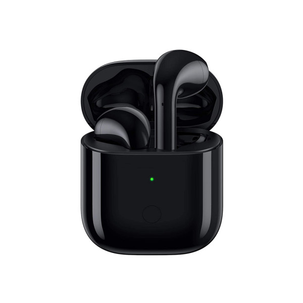 Realme Buds Air with Wireless Charging Case Bluetooth Headset (Black)