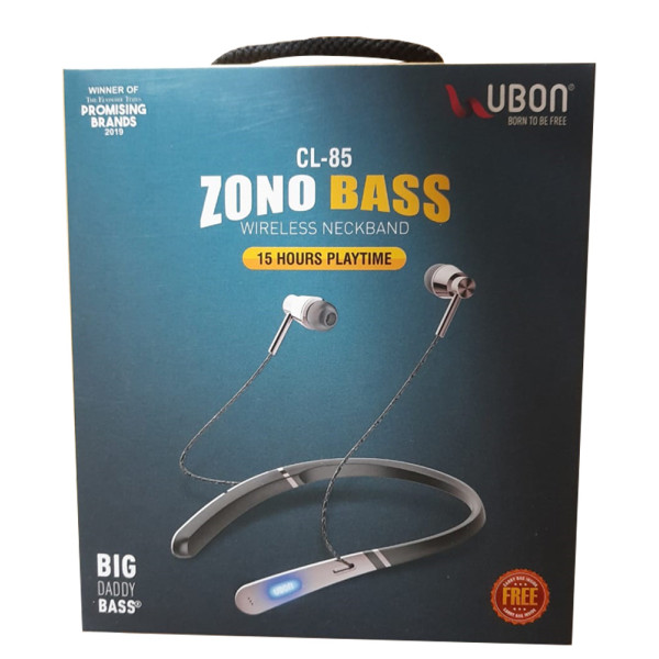 UBON CL 85 BLUETOOTH Neckband Wireless With Mic Headphones/Earphones